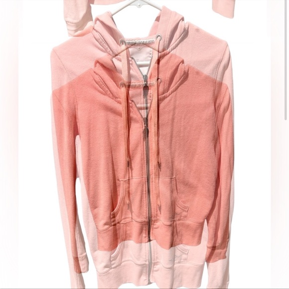 VSPINK BLING CORAL ZIP HOODIE 🥰🌺GUC - Picture 3 of 5